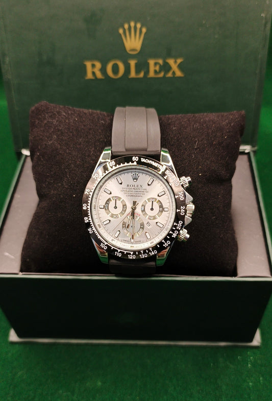 Rolex Strap Master β Silver With White Edition |Datejust Dial