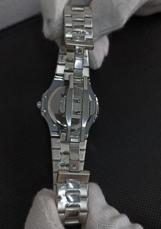 Patek Chain Silver with Tiffany Blue Dial & Date