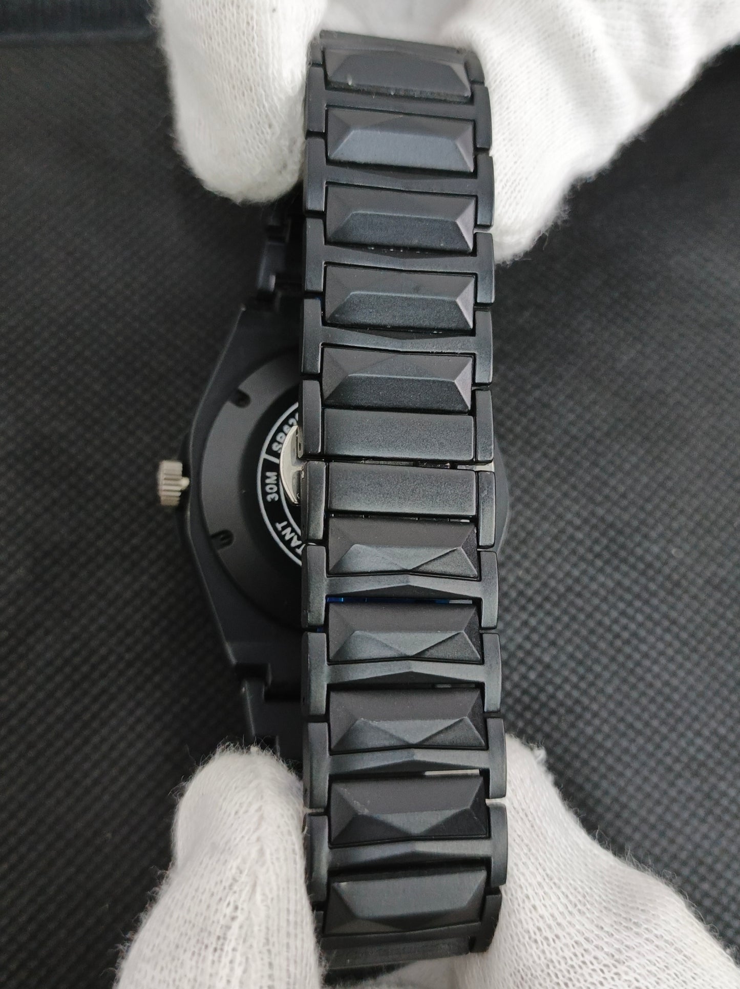 True Worth Diamond Cut Black With Gray dial | with date |