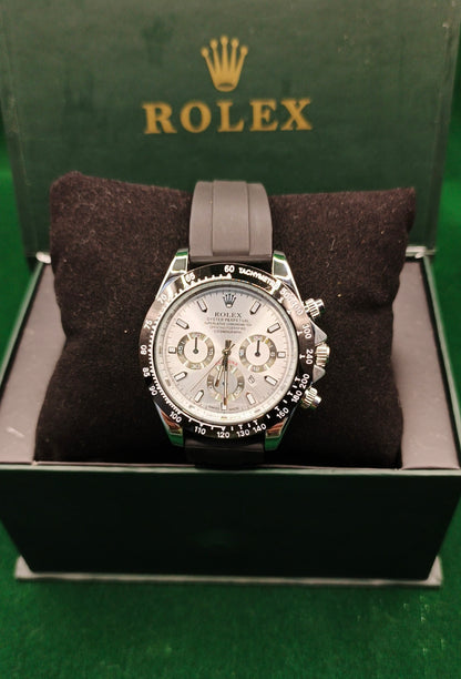 Rolex Strap Master – Silver With White Edition |Datejust Dial