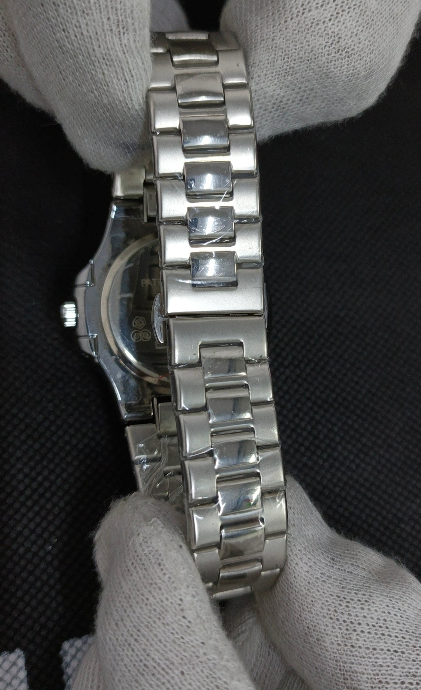 Patek Chain Silver with Tiffany Blue Dial & Date