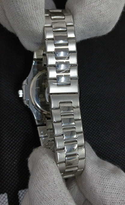 Patek Chain Silver with Tiffany Blue Dial & Date